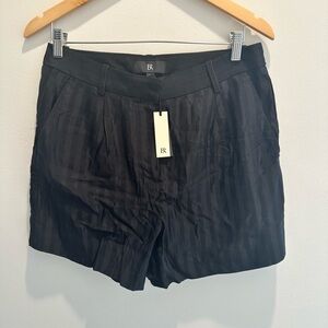 Banana Republic Women's Black Striped Shorts